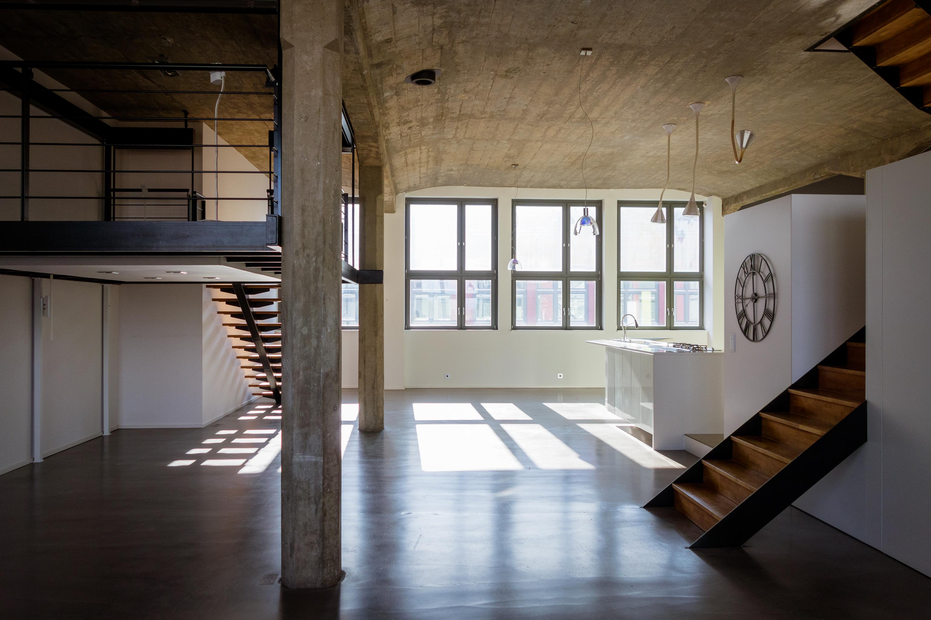 Visite du loft à Mulhouse