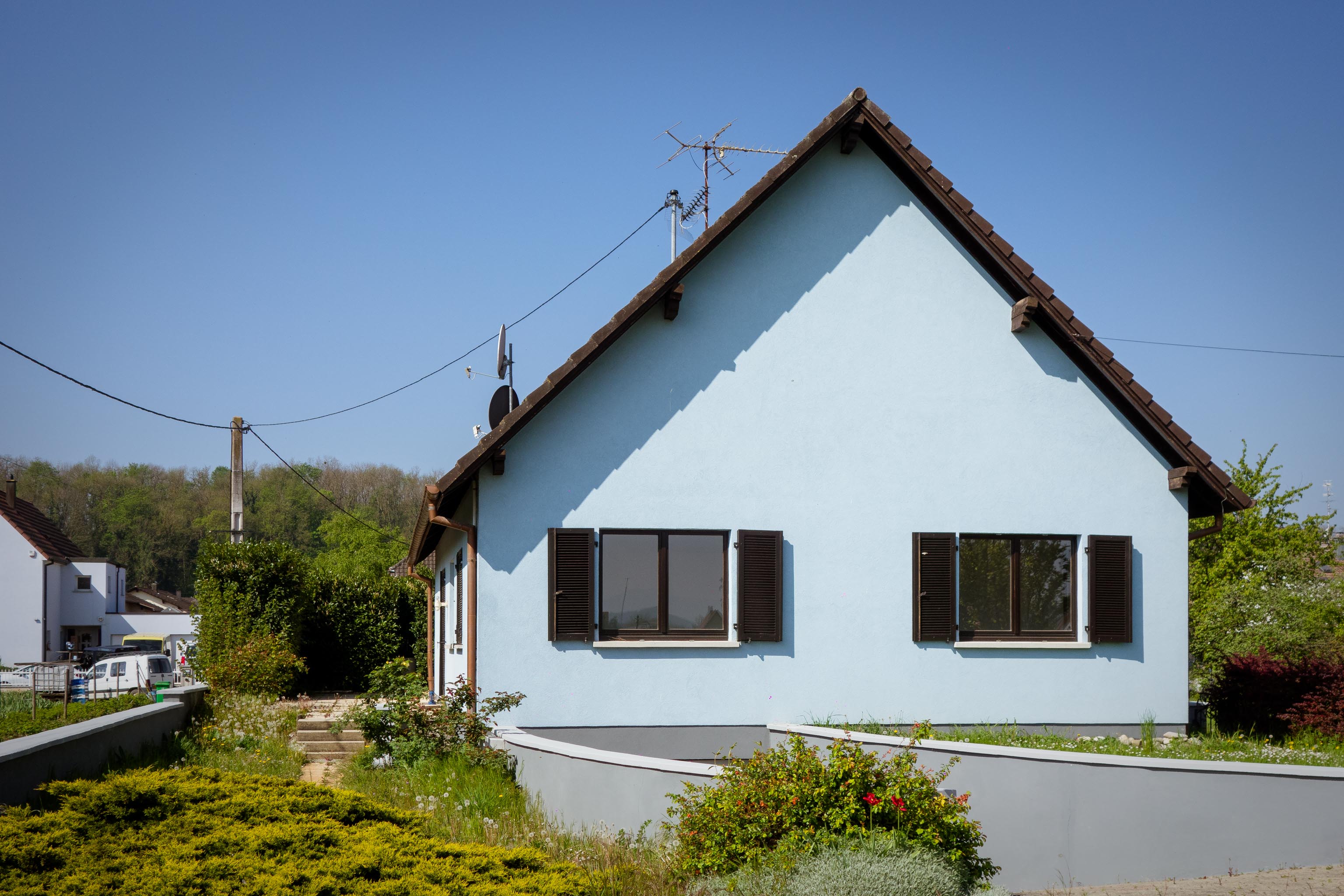 Visite de la maison à Bartenheim